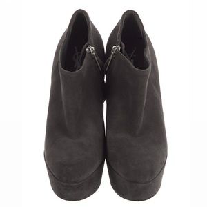Authentic Yves Saint Laurent Suede Ankle Boots